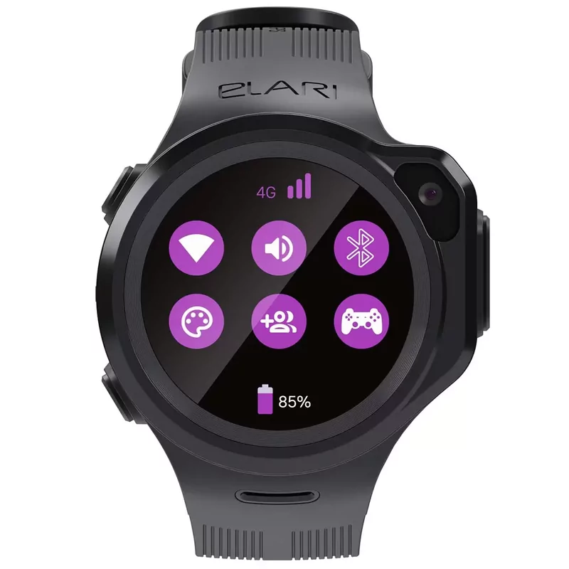 Смарт-часы детские Elari Kidphone 4GR Black 7