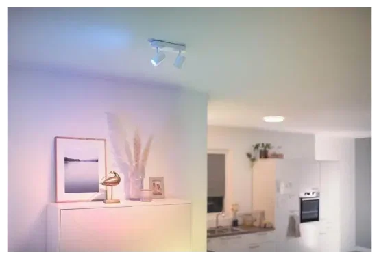 Умный потолочный светильник WiZ Imageo Spots 2x5W B 22-65K RGB, белый 4