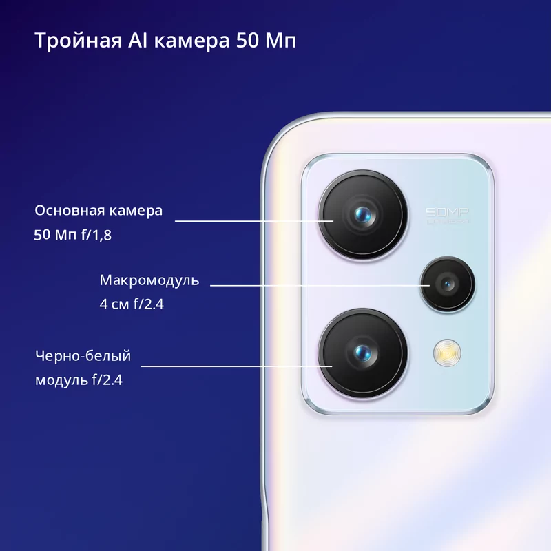 Смартфон Realme 9 5G 4/64 ГБ Stargaze white  10