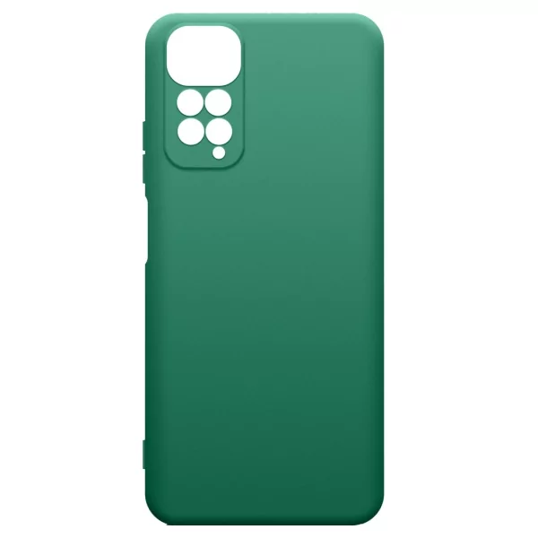 Чехол Borasco Microfiber Case для Xiaomi Redmi Note 11/ 11s, зелёный опал