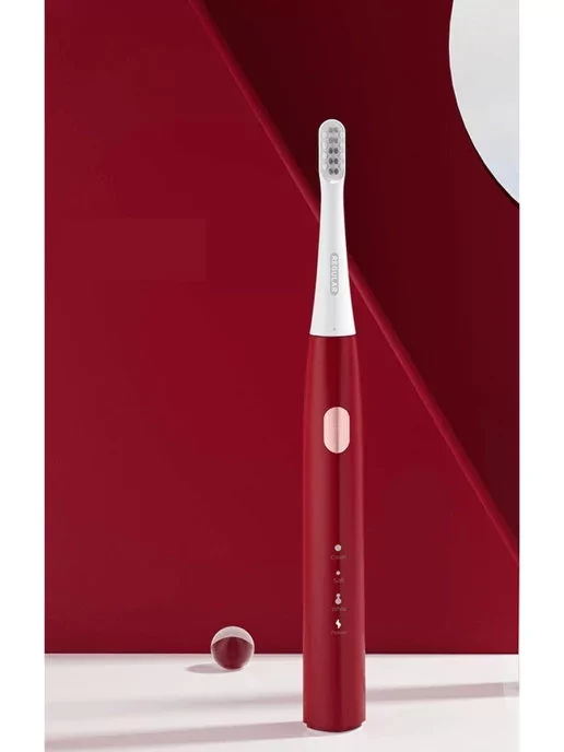 Электрическая зубная щетка DR.BEI Sonic Electric Toothbrush, красная 2