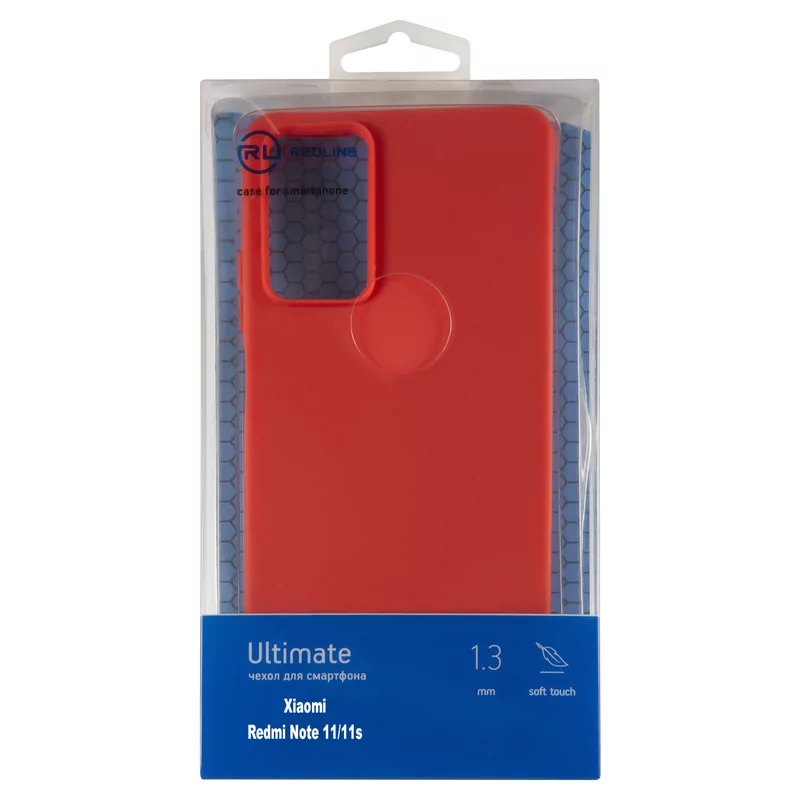 Защитный чехол Red Line Ultimate для Xiaomi Redmi Note 11/11s, красный 6