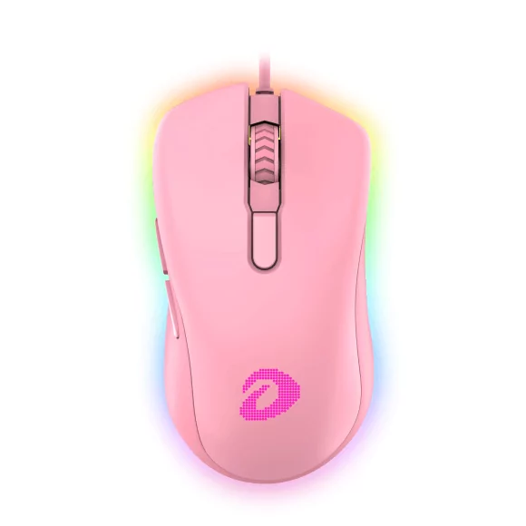 Игровая проводная мышь Dareu EM908 Pink 5