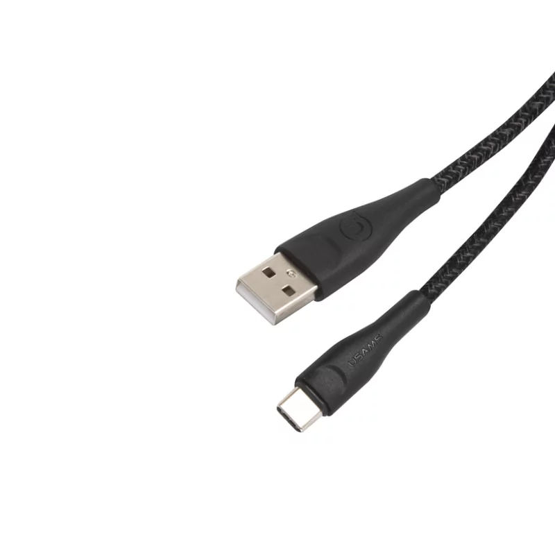 Дата-кабель Usams SJ395 USB-Type-C 2 м, чёрный