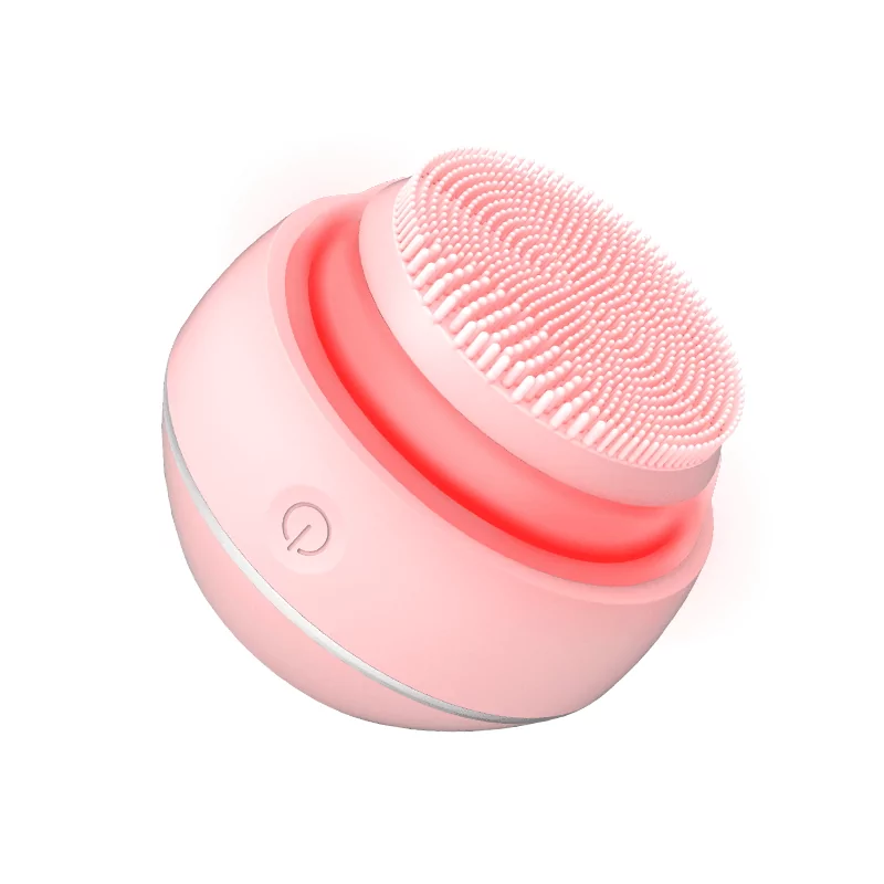 Массажер для ультразвуковой чистки лица FitTop L-Sonic, розовый 15