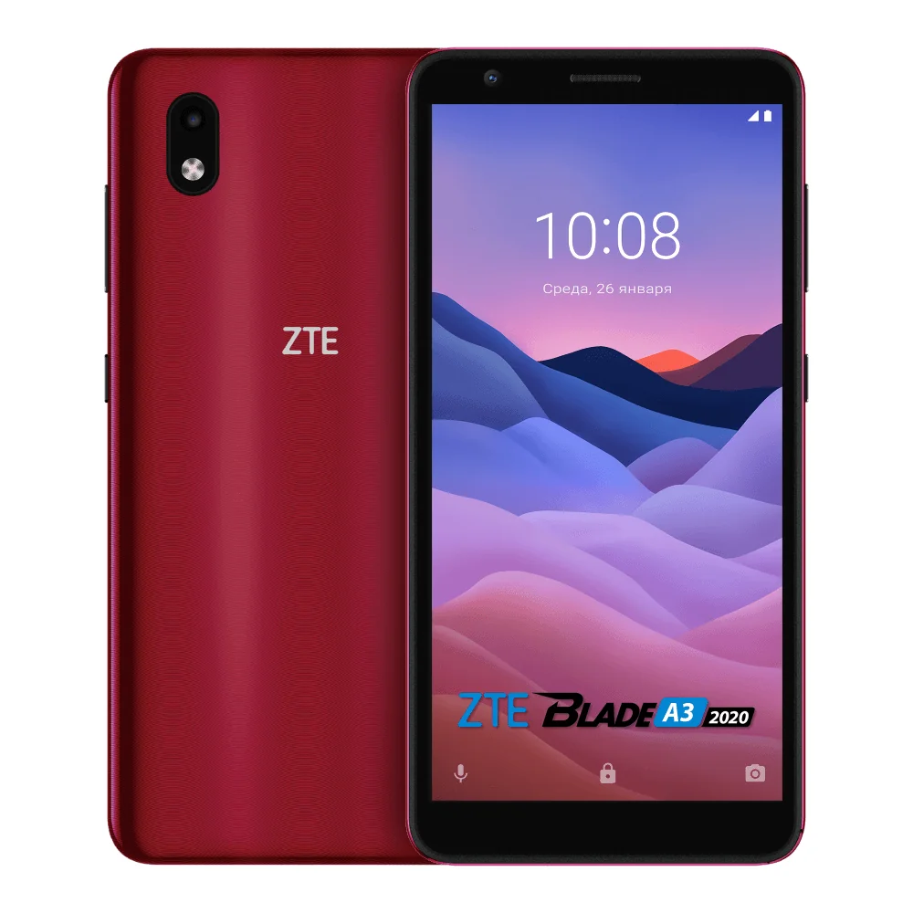 Смартфон ZTE Blade A3 2020 NFC (красный) купить в Москве по выгодным ценам  в интернет-магазине Всёсмарт