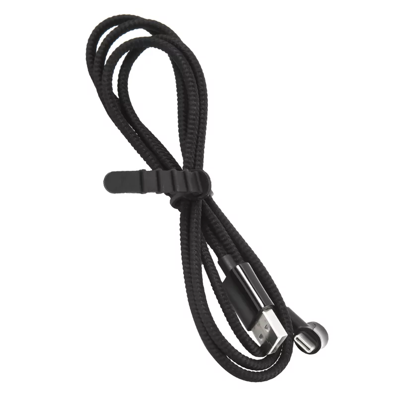 Дата-кабель Usams-U13 USB-Type-C Smart Power-off 1.2 , чёрный 2