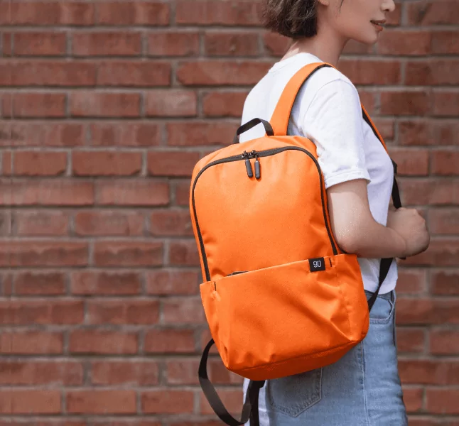 Рюкзак Ninetygo Tiny Lightweight Casual Backpack, оранжевый 5