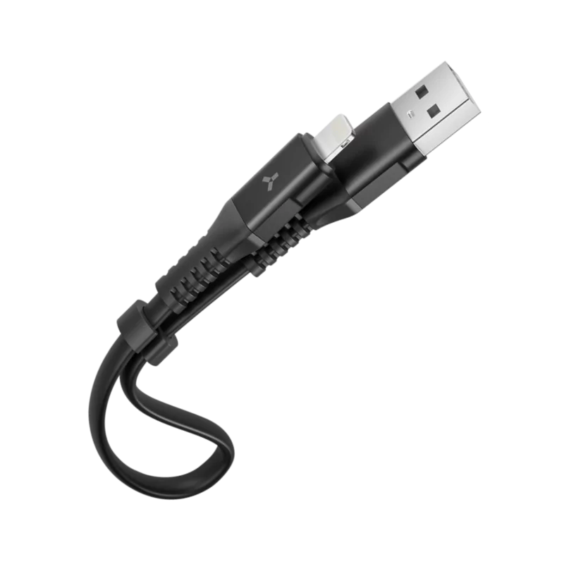 Кабель Accesstyle AL24-TF30 USB-Lighting 30 см Black 7