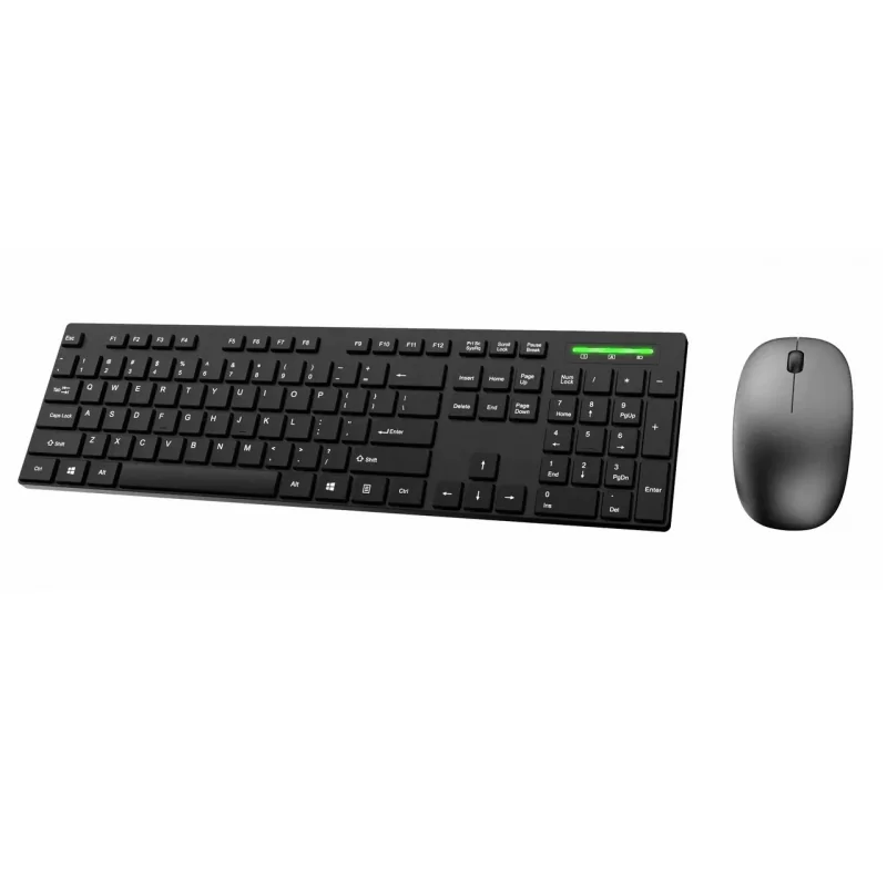 Комплект беспроводная клавиатура + мышь Dareu MK198G Black 3
