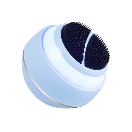 Массажер для ультразвуковой чистки лица FitTop L-Sonic II с функцией EMS, голубой