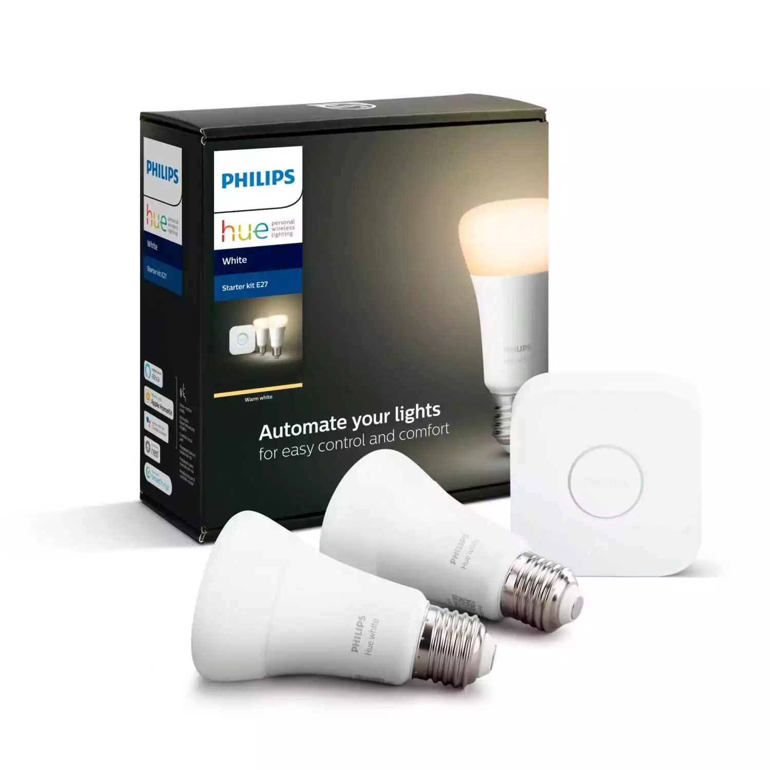 Комплект из 2 лампочек и блока управления освещением Philips Hue, белый свет 5