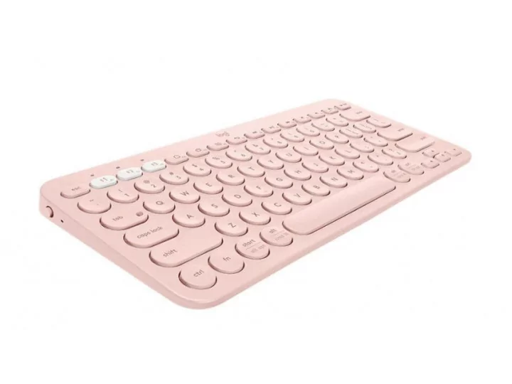 Беспроводная клавиатура Logitech K380 Multi-Device, розовая 6