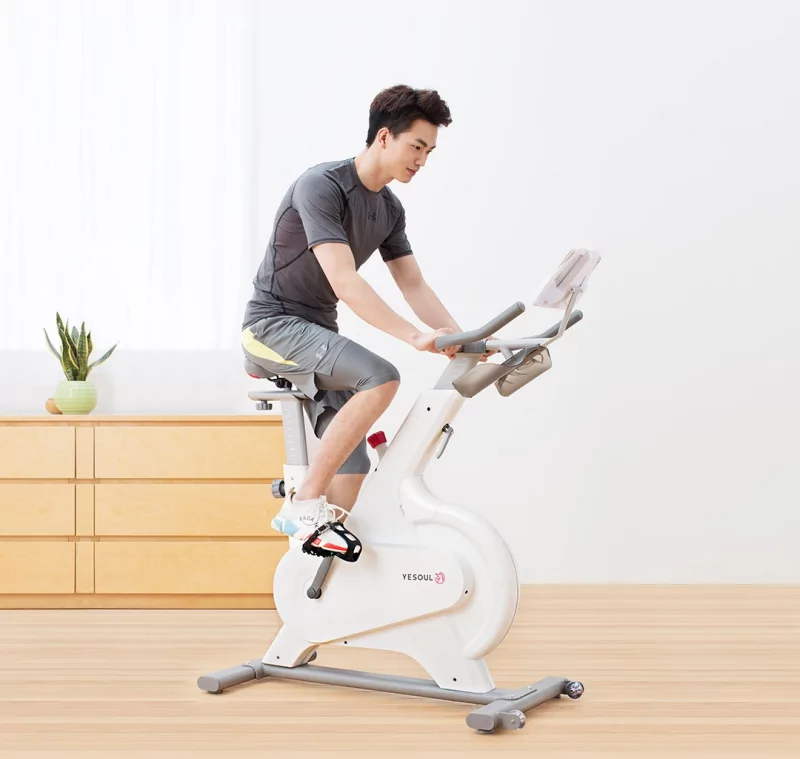 Велотренажер YESOUL Smart Spinning bike M1, белый 7