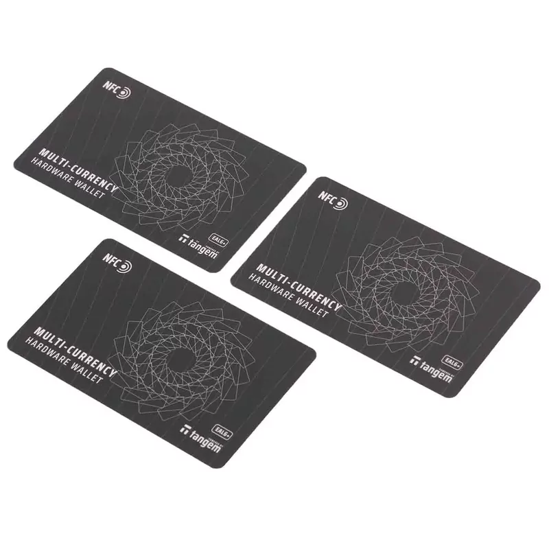 Криптокошелек Tangem Wallet Pack of 3 NFC 10
