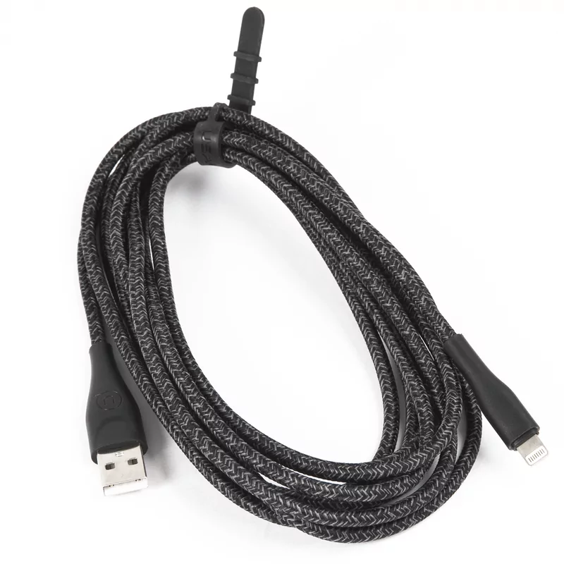Дата-кабель Usams SJ397 USB-Lightning 3 м, чёрный 7