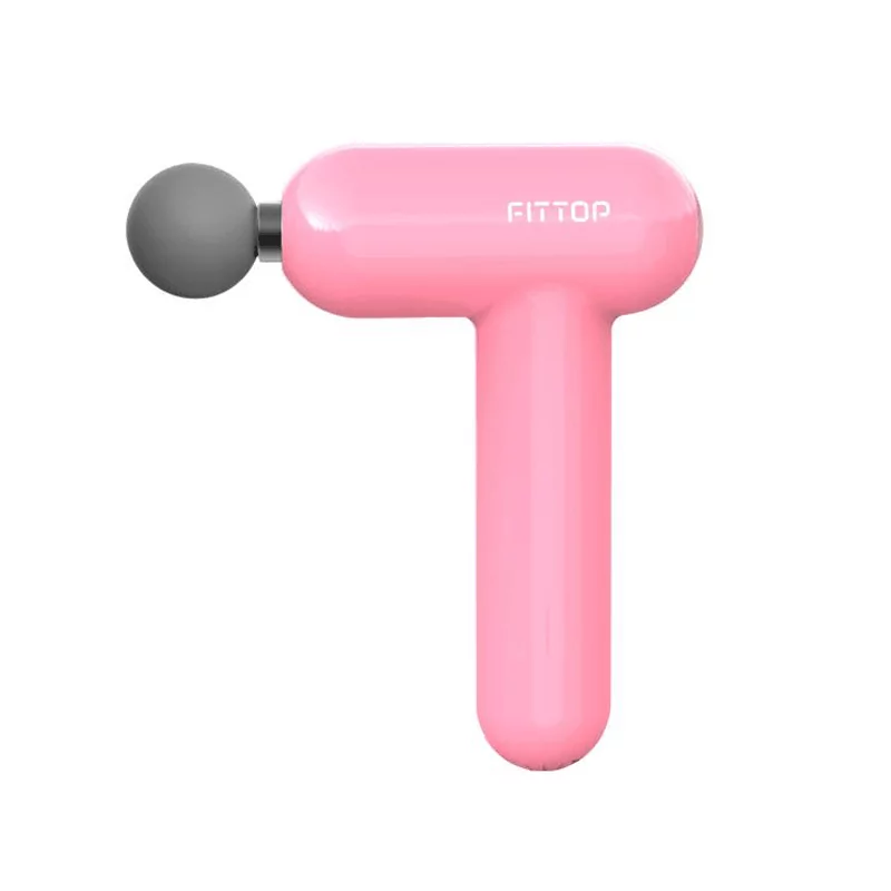 Перкуссионный массажер FitTop SuperHit Mini, розовый