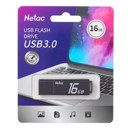 Флеш-накопитель NeTac U351 16GB NT03U351N-016G-30BK 4