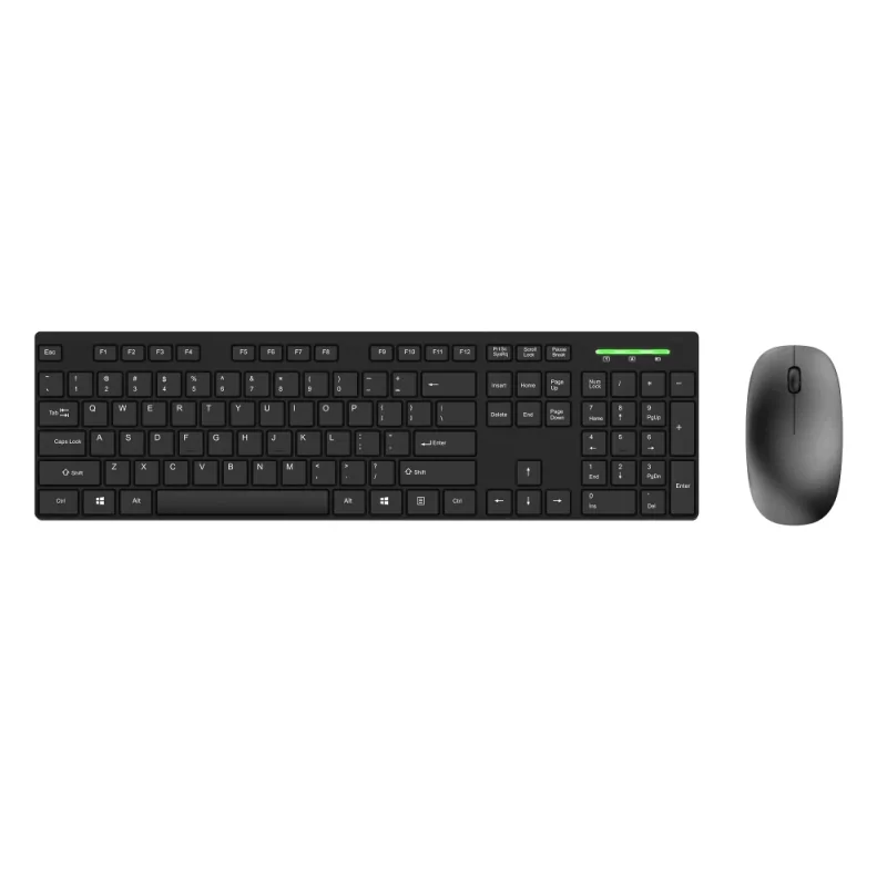 Комплект беспроводная клавиатура + мышь Dareu MK198G Black 4