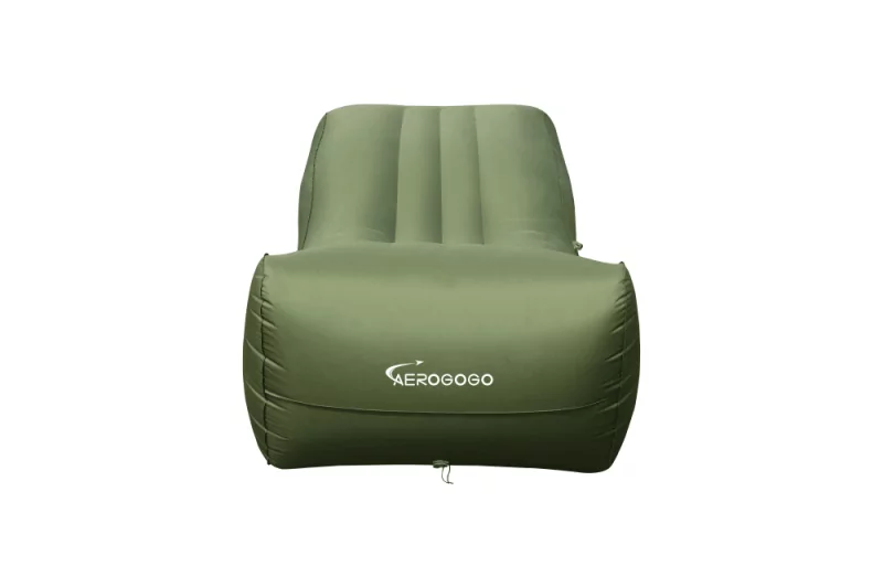 Надувной матрас-шезлонг Aerogogo GIGA PS2, зелёный 15