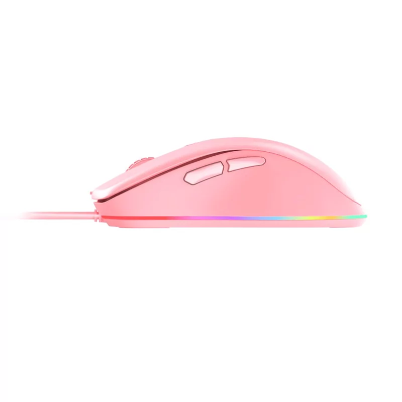 Игровая проводная мышь Dareu EM908 Pink 3
