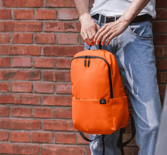 Рюкзак Ninetygo Tiny Lightweight Casual Backpack, оранжевый 14