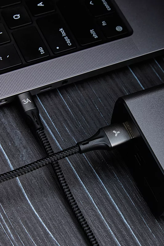 Кабель Accesstyle AC30-F100M USB-Type C 1м Black 6