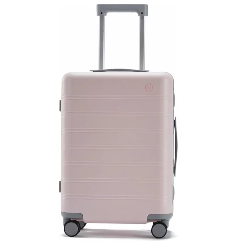 Чемодан NINETYGO Manhattan Frame Luggage  20", розовый 10