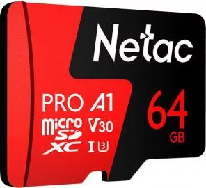 Карта памяти Netac MicroSD P500 Extreme Pro 64GB 6