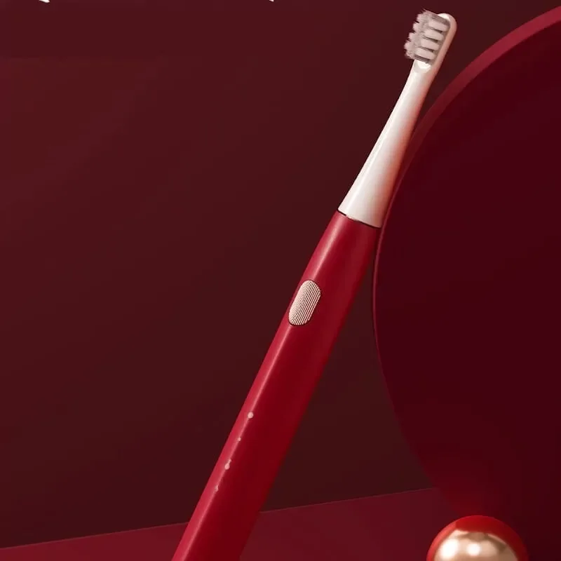 Звуковая электрическая зубная щетка DR.BEI Sonic Electric Toothbrush GY1, красная 2