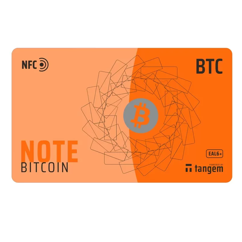Криптокошелек Tangem Note BTC bitcoin NFC