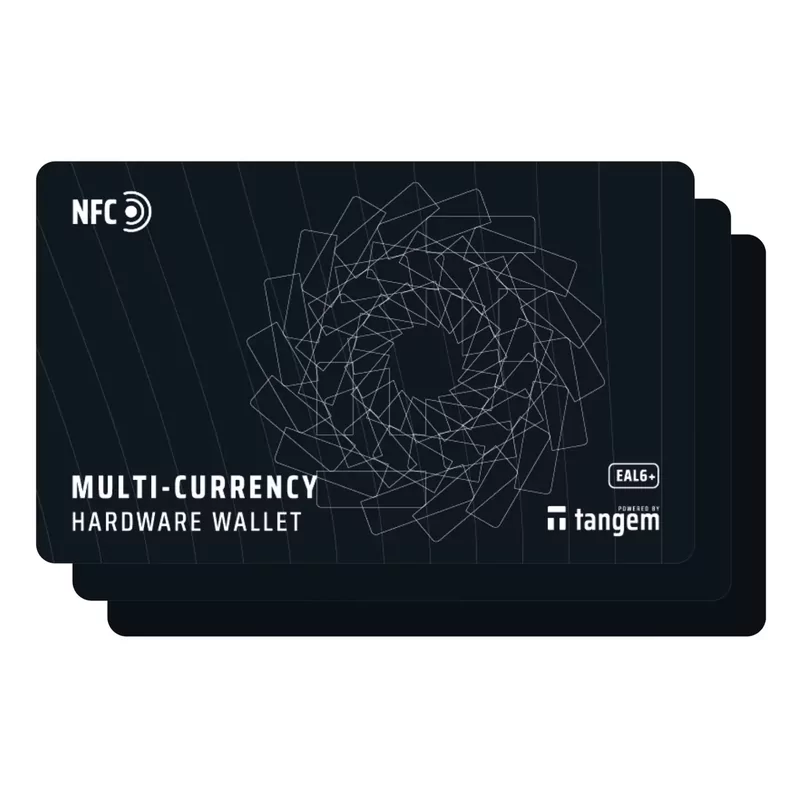 Криптокошелек Tangem Wallet Pack of 3 NFC 13
