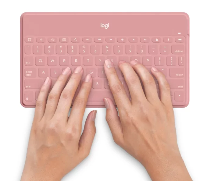 Беспроводная клавиатура Logitech Keys-To-Go Blush Pink 9