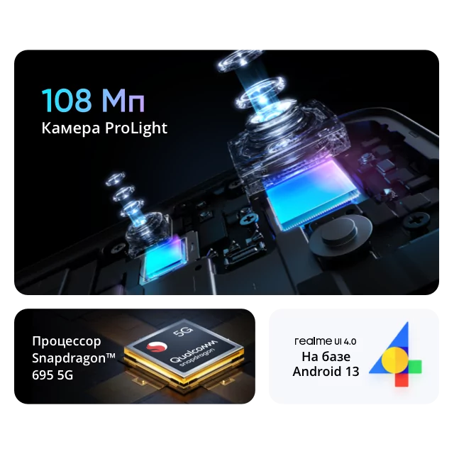 Смартфон Realme 10 Pro 5G 8/256 ГБ Dark matter 38