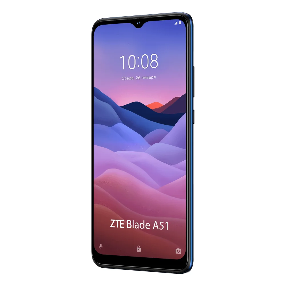 Смартфон ZTE Blade A51 Blue купить в Москве по выгодным ценам в  интернет-магазине Всёсмарт