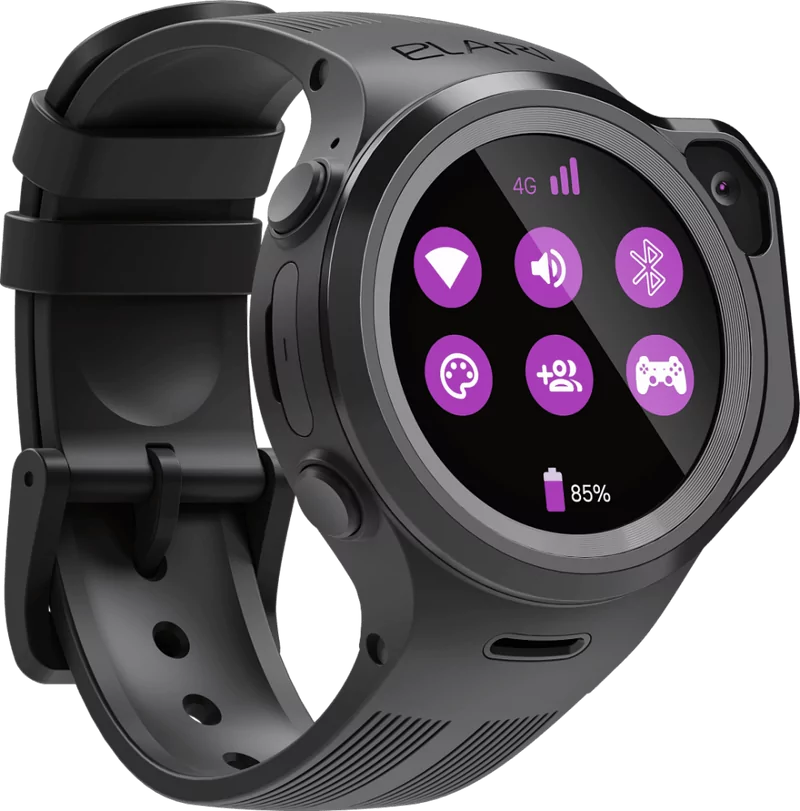 Смарт-часы детские Elari Kidphone 4GR Black 8