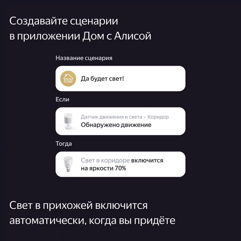 Датчик движения и освещения Яндекс Zigbee YNDX-00522 21