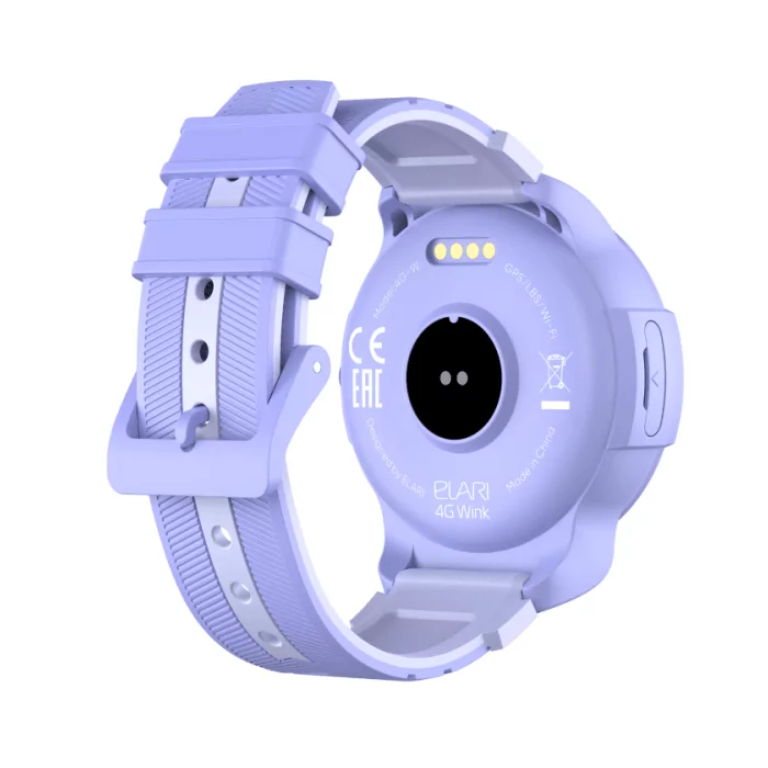 Смарт-часы детские Elari Kidphone 4G Wink Lilac 6