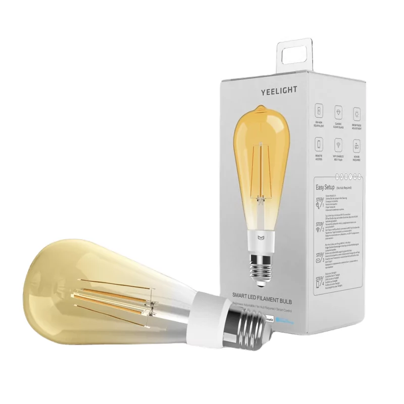Умная светодиодная лампа Yeelight Smart LED Filament Bulb ST64 Е27 8