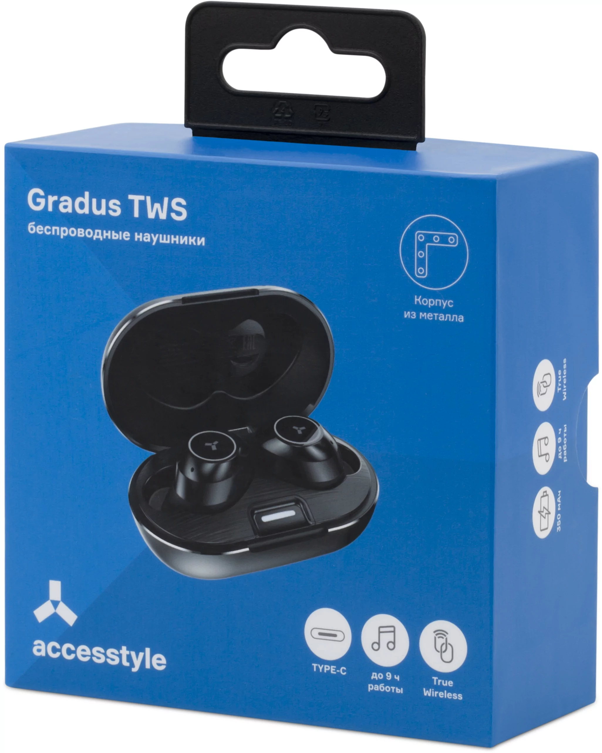 Беспроводные наушники Accesstyle Gradus TWS Black 6