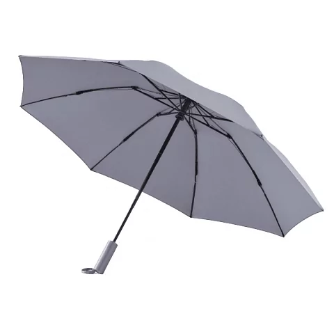 Зонт автоматический NINETYGOP Oversized Portable Umbrella Automatic Version с подсветкой, серый 2