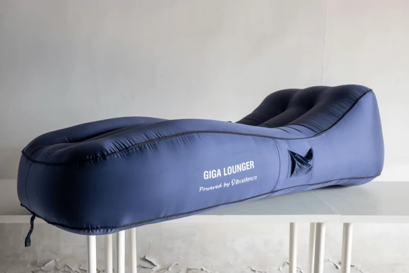 Надувной матрас-шезлонг Aerogogo GIGA CL1, синий 3