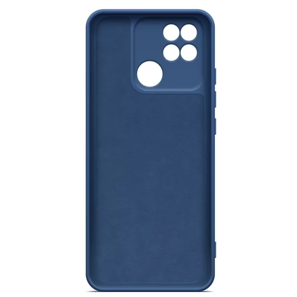 Чехол Borasco Microfiber Case для Xiaomi Redmi 10C, синий 4