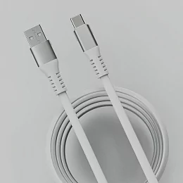 Кабель Accesstyle AC30-TF30 USB-Type C 30 см White