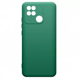 Чехол Borasco Microfiber Case для Xiaomi Redmi 10C, зелёный опал