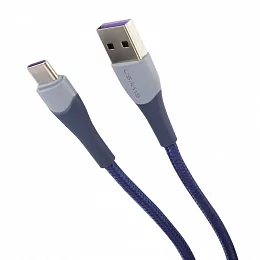 Дата-кабель Usams US-SJ542 U77 USB-Type-C 1.2 м, синий