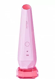 Косметологический аппарат для подтяжки лица FitTop L-Thermage, RF/EMS лифтинг, розовый