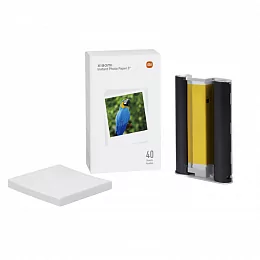 Бумага для фотопринтера Xiaomi Instant Photo Paper 3" 40 листов