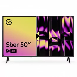 Умный телевизор Sber 50" QLED 4K UHD SDX-50U4010B