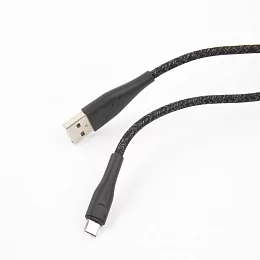 Дата-кабель Usams SJ396 USB-micro USB 2 м, чёрный
